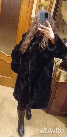 Шуба из мутона