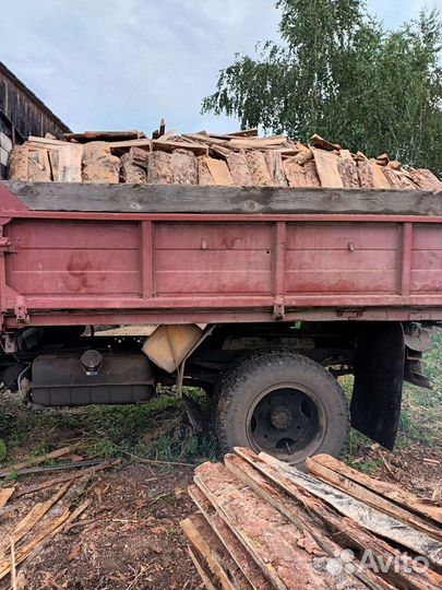 Дрова пиленые Услуги самосвала.камаз 20 т газик