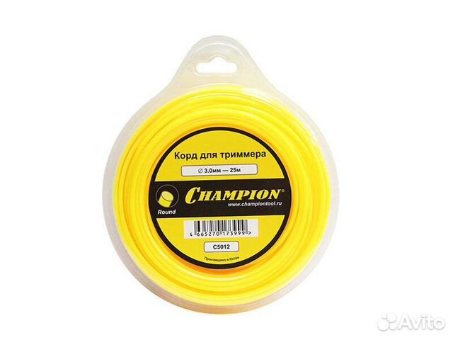 Косильная струна (леска) круглого сечения 10 м