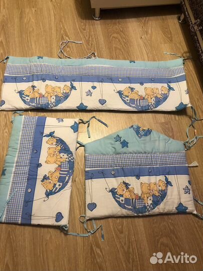 Бортики в кроватку детскую