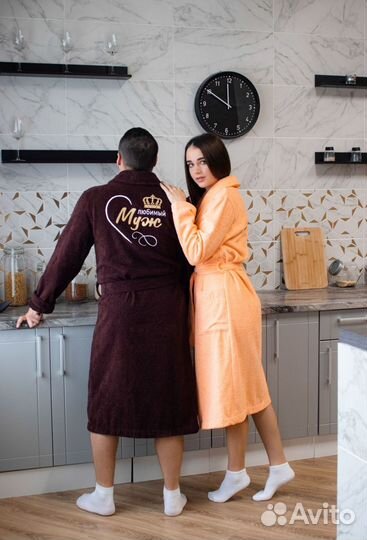 Халат мужской махровый