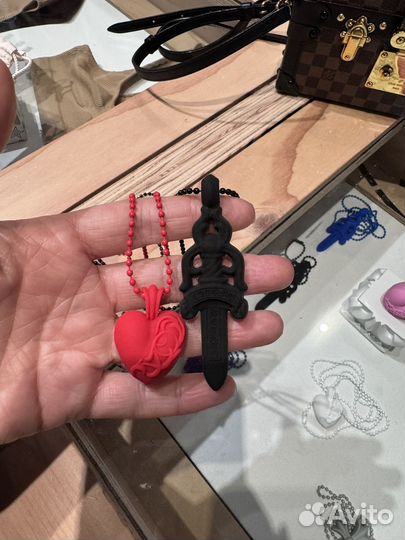 Chrome hearts силиконовый кулон