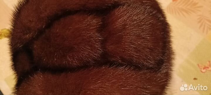 Берет норковый, шапка женская норка