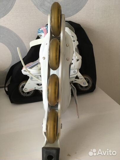 Роликовые коньки Roces женские 38 р. с защитой