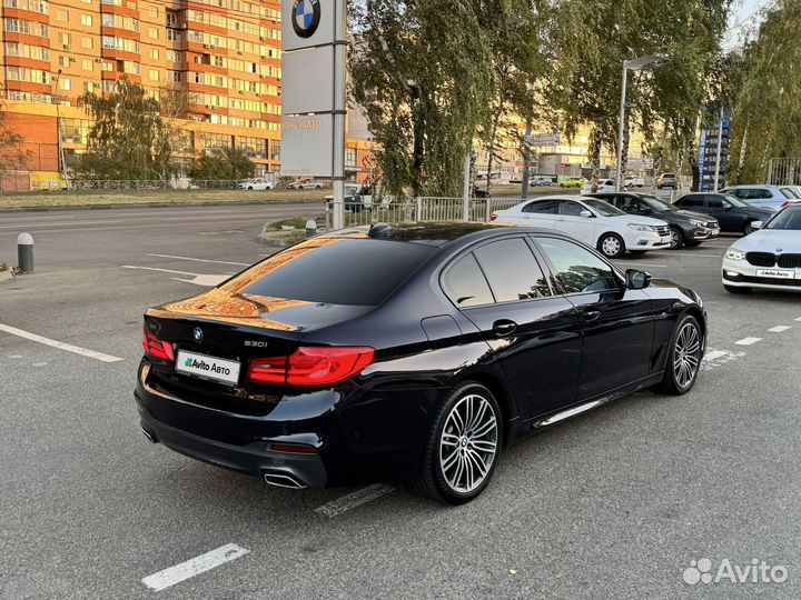 BMW 5 серия 2.0 AT, 2018, 120 000 км