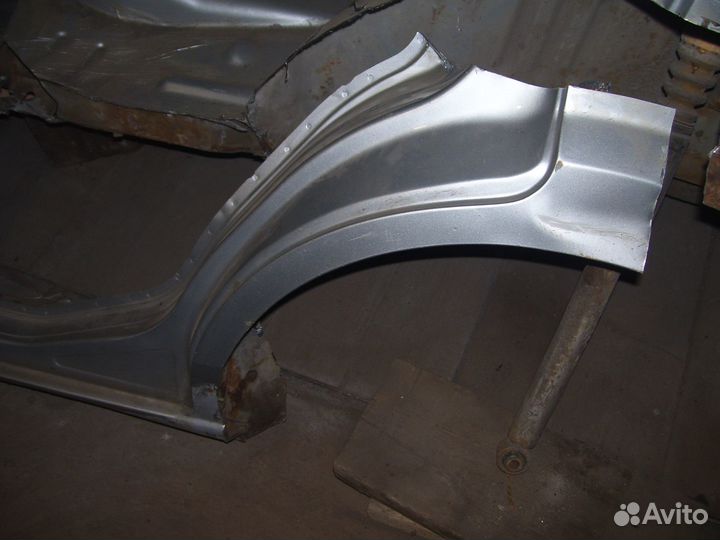 Форд фьюжен порог левый со стойками