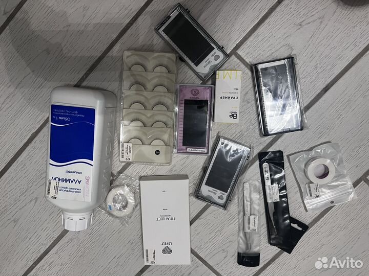 Ресницы, пинцеты и все для наращивания ресниц