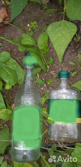 Бутылка стеклянная