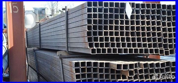 Труба прямоугольная металлическая