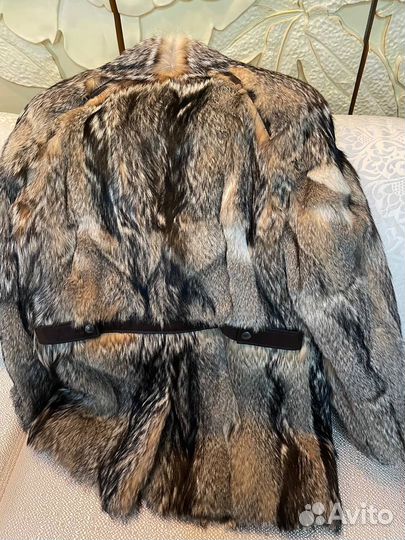 Шуба мужская из волка