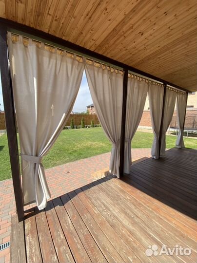 Уличные шторы для беседки и веранды
