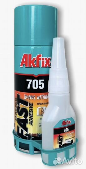 Akfix 705 набор (клей + активатор) Двухкомпонетный