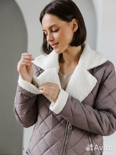 Куртка женская стеганая демисезонная новая 48 р-р