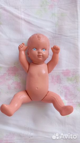 Пупс, кукла Tebu гдр винтаж СССР 14 см