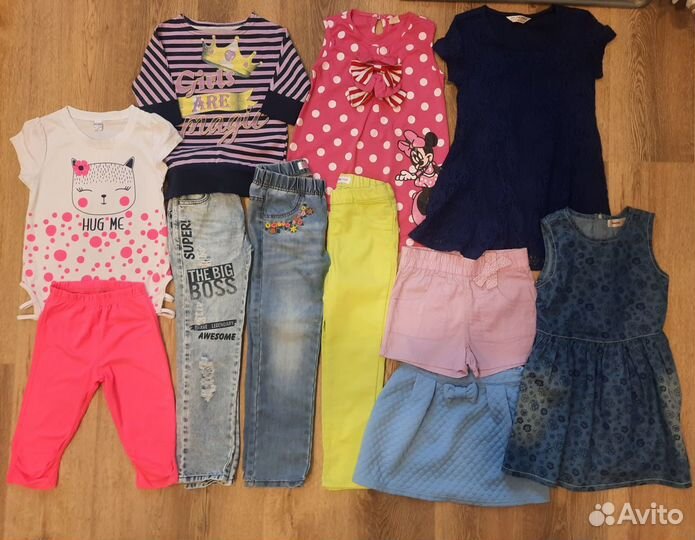 Летние вещи пакетом для девочки 116