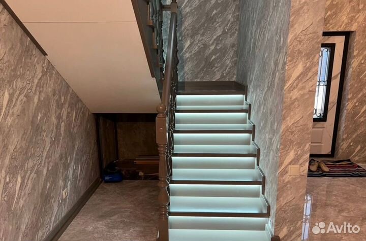 Подсветка лестницы с датчиками движения