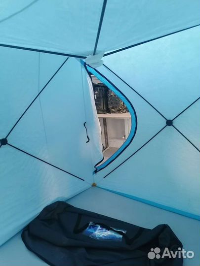 Палатка куб для зимней рыбалки утеплённая 2*2 *2,1