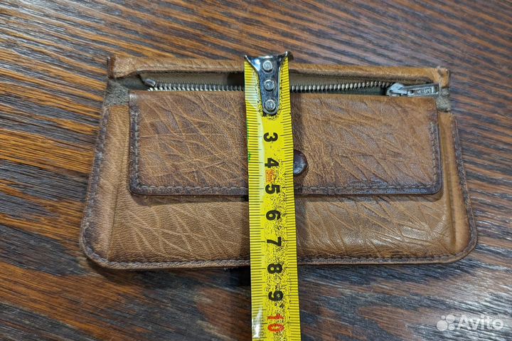 Кошелек кожаный, советский винтаж