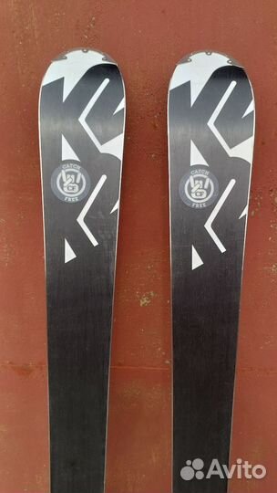 Горные лыжи K2 в комплекте с чехлом и палками б/у