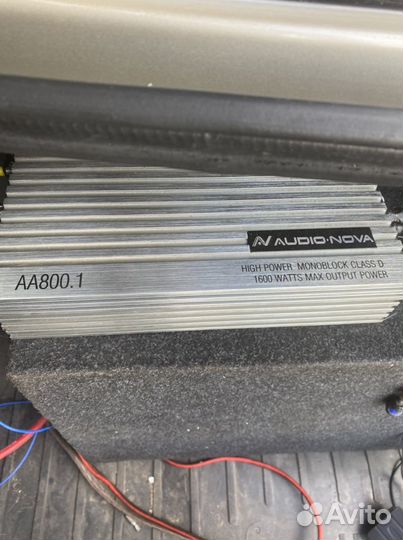 Сабвуфер и моноблок бу