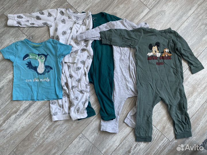 Одежда на мальчика 80 86 пакетом