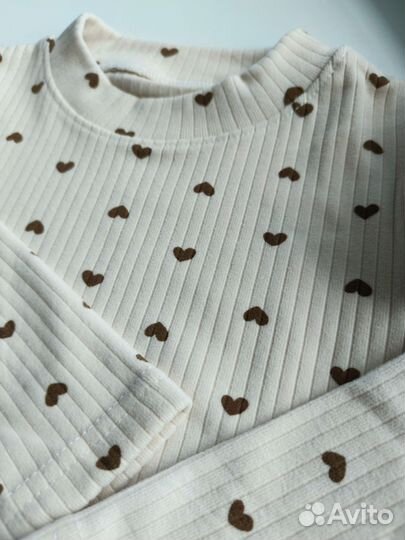 Лонгслив для девочки 92 98 104