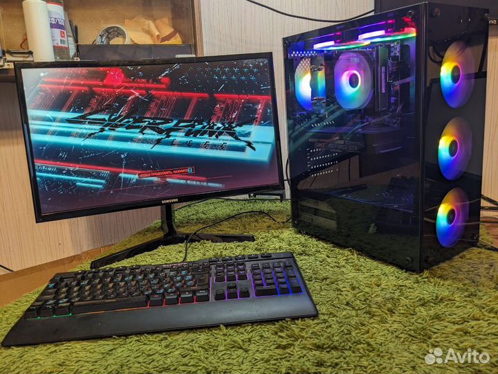 Игровой пк i7-6700/ 16gb/ GTX1660S/ 700w/ RGB