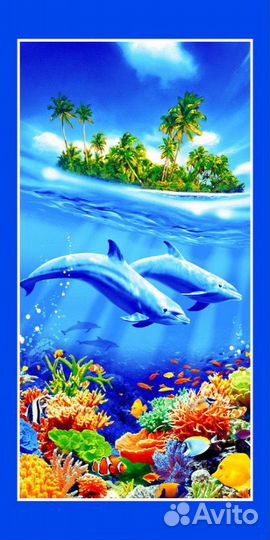 Полотенца пляжные, банные вафельные