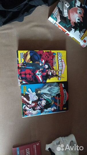 1 и 2 часть манги Моя геройская академия