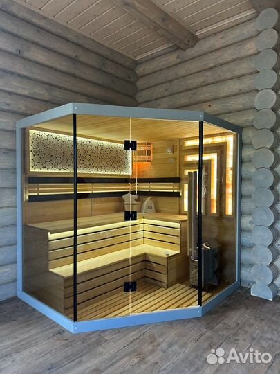 Отделка под Ключ кедром Парных Бань Саун