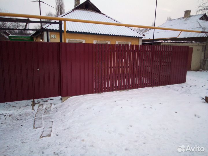 Установка забора