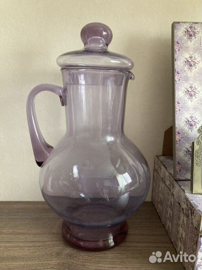 Сиреневое стекло СССР