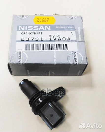 Датчик вмт J10E MR20DE мкпп/mcvt 237311VA0A nissan