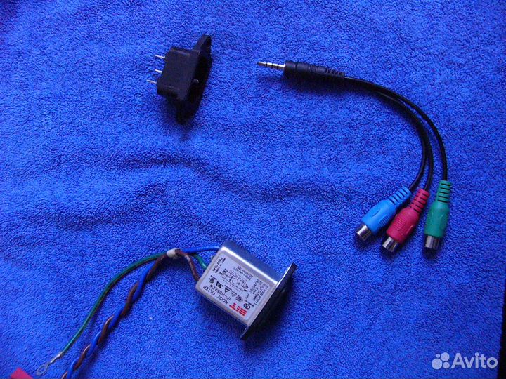 Разъём питания, тюльпаны с миниджеком