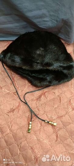 Женский норковый берет