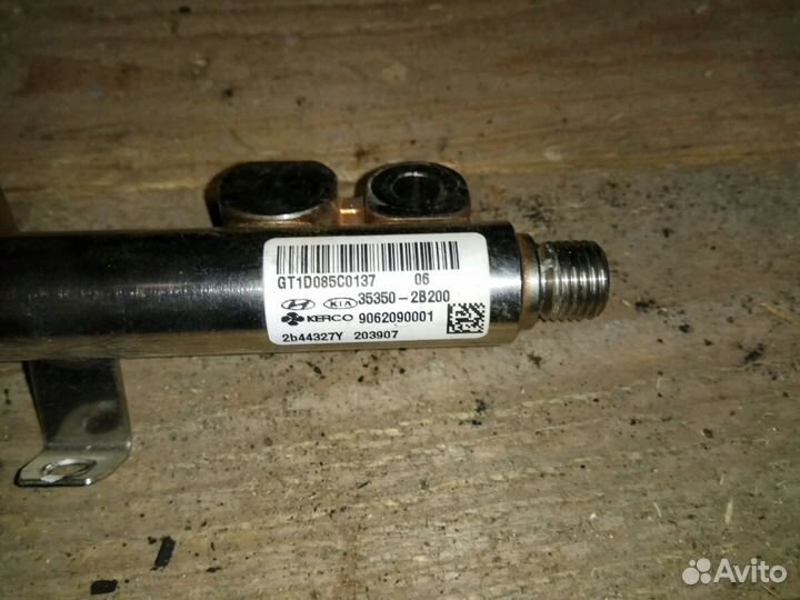 Топливные форсунки рампа Киа Сид 2 GT