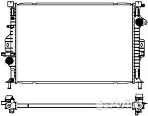 Радиатор охлаждения двигателя 32618501 Sakura