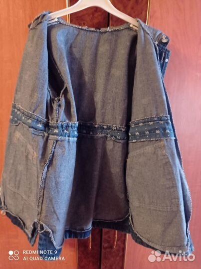 Плащ джинсовый для девочки