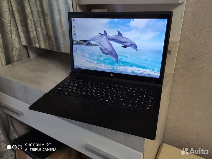 Ноутбук IRU Patriot W255CU проц 4 ядра, озу 4гб