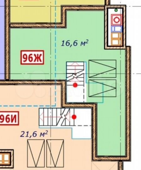 3-к. квартира, 92,5 м², 6/7 эт.