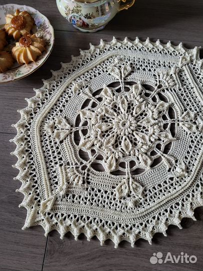 Салфетка крючком