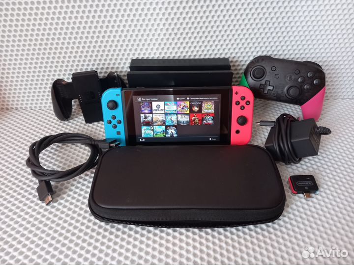 Nintendo switch прошитая + игры