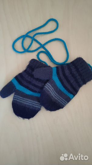 Варежки демисезонные 2 года