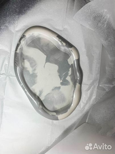 Поднос из гипса