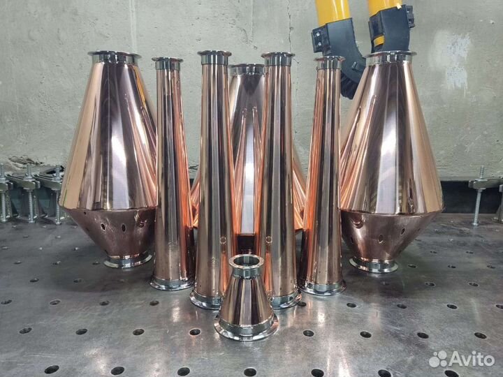 Вискарный шлем, медный шлем, аламбик