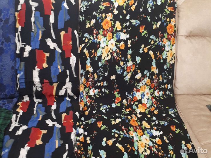 Лён штапель много