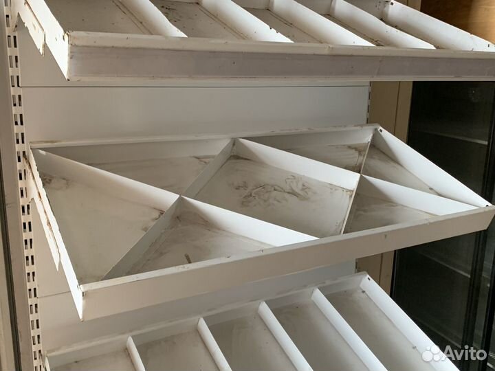 Стеллаж торговый пристенный кондитерский 100/50/21