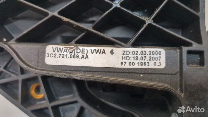 Педаль сцепления Volkswagen Passat 6, 2007