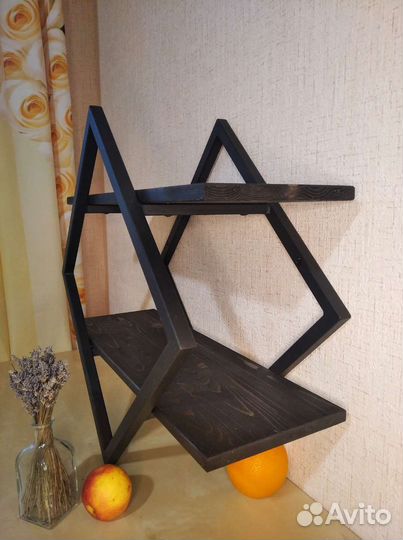 Полка настенная в стиле лофт