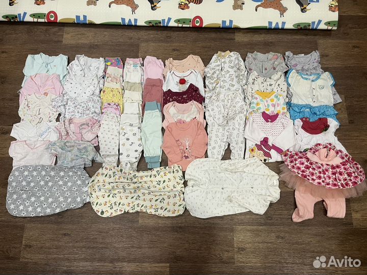 Пакет вещей 56-62 на девочку